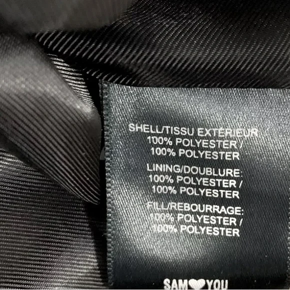 NEW [Sam Edelman] Black Long Sleeve Full Zipped Pockets Biker Womens Jacket Sz S - Picture 11 of 12